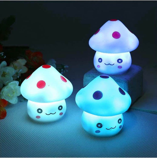 Mushroom Lamp Mini Color Changing LED Night Light - LED Night Light - TDRSHINE - Mad Fly Essentials