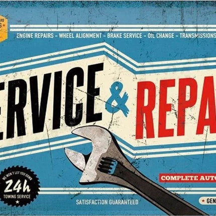 My Garage Rules Shop Mancave Wall Decor - Wall Decor - YQ - Decor - Mad Fly Essentials