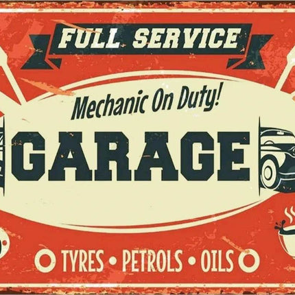 My Garage Rules Shop Mancave Wall Decor - Wall Decor - YQ - Decor - Mad Fly Essentials