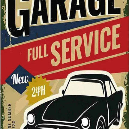 My Garage Rules Shop Mancave Wall Decor - Wall Decor - YQ - Decor - Mad Fly Essentials