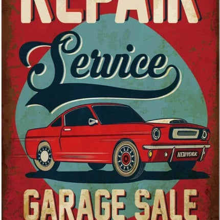 My Garage Rules Shop Mancave Wall Decor - Wall Decor - YQ - Decor - Mad Fly Essentials