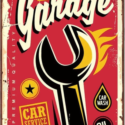 My Garage Rules Shop Mancave Wall Decor - Mad Fly Essentials