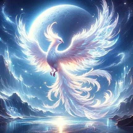 Mythological Fantasy Phoenix Abstract Canvas Prints - Mad Fly Essentials