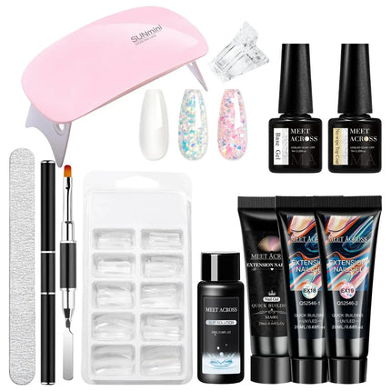 Nail Essentials 11pcs gel pink Manicure set - Nail Essentials - LILYCUTE - Mad Fly Essentials