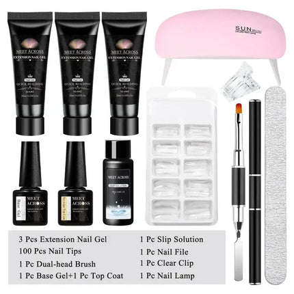 Nail Essentials 11pcs gel pink Manicure set - Nail Essentials - LILYCUTE - Mad Fly Essentials