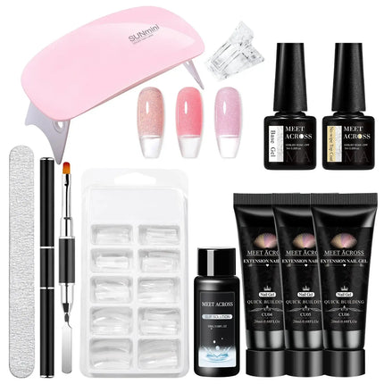 Nail Essentials 11pcs gel pink Manicure set - Nail Essentials - LILYCUTE - Mad Fly Essentials