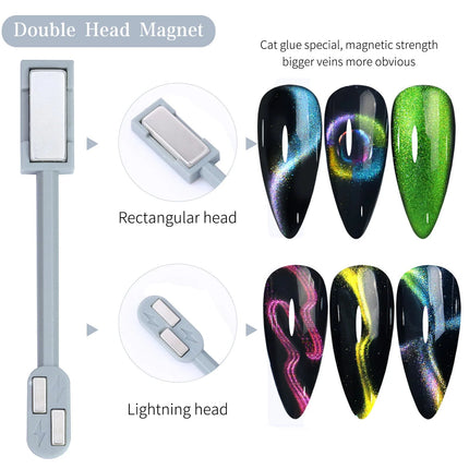 Nail Essentials 2pc Magnet Stick Cat Eye Nail Art Tools - Nail Essentials - FAERIE CAT - Mad Fly Essentials