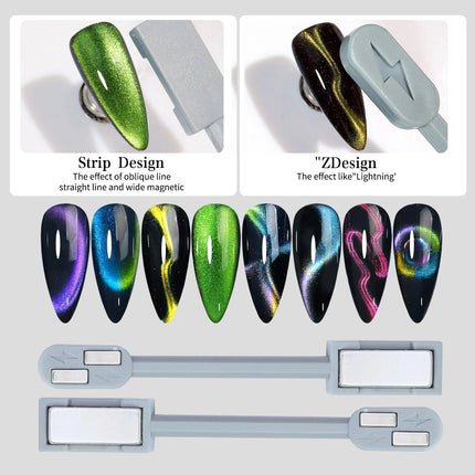 Nail Essentials 2pc Magnet Stick Cat Eye Nail Art Tools - Nail Essentials - FAERIE CAT - Mad Fly Essentials