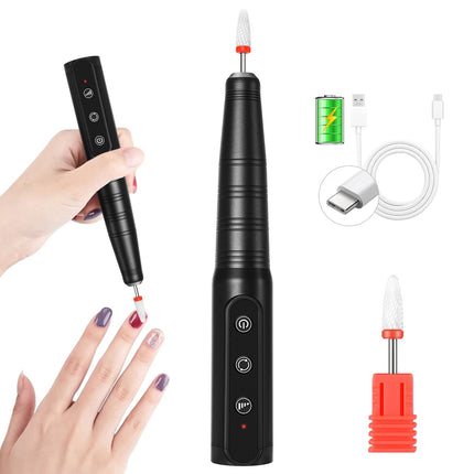 Nail Essentials 35k RPM Rechargeable Portable USB Nail Drill Machine - Nail Essentials - MAANGE - Mad Fly Essentials