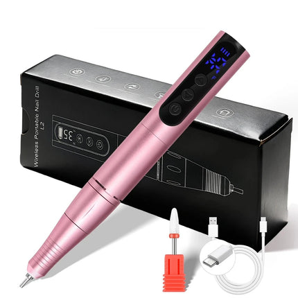 Nail Essentials 35k RPM Rechargeable Portable USB Nail Drill Machine - Nail Essentials - MAANGE - Mad Fly Essentials