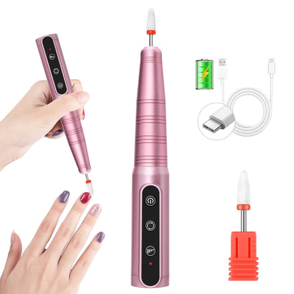 Nail Essentials 35k RPM Rechargeable Portable USB Nail Drill Machine - Nail Essentials - MAANGE - Mad Fly Essentials