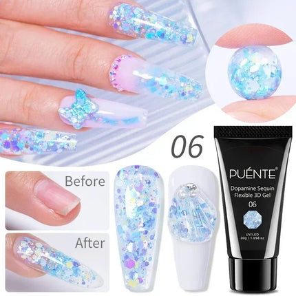 Nail Essentials 7.5ML Ocean Blue Cat Eye Nail Gel Polish - Nail Essentials - Born Pretty - Mad Fly Essentials