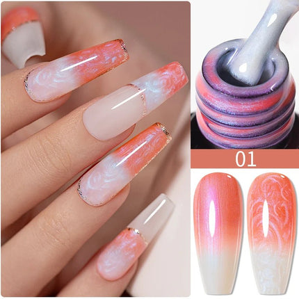 Nail Essentials 7.5ML Ocean Blue Cat Eye Nail Gel Polish - Nail Essentials - Born Pretty - Mad Fly Essentials