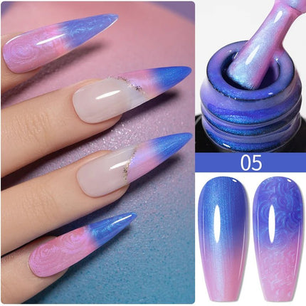 Nail Essentials 7.5ML Ocean Blue Cat Eye Nail Gel Polish - Nail Essentials - Born Pretty - Mad Fly Essentials