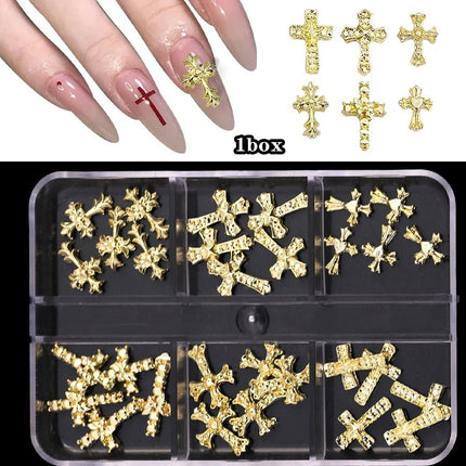 Nail Essentials Glitter Cross 20pc Rhinestone Art - Nail Essentials - Elaimei - Mad Fly Essentials
