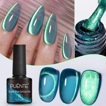 Nail Essentials Green Crystal Cat Magnetic Gel Polish - Nail Essentials - Rikonka - Mad Fly Essentials
