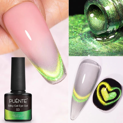 Nail Essentials Green Crystal Cat Magnetic Gel Polish - Nail Essentials - Rikonka - Mad Fly Essentials