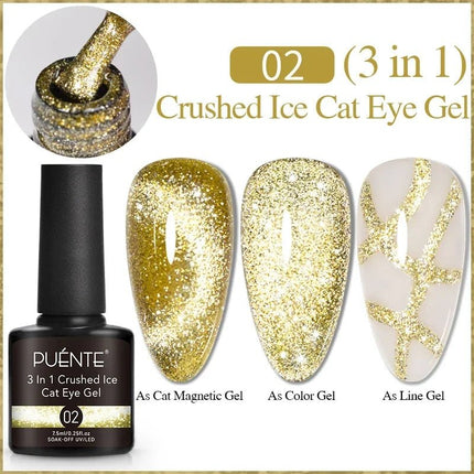 Nail Essentials Green Crystal Cat Magnetic Gel Polish - Nail Essentials - Rikonka - Mad Fly Essentials