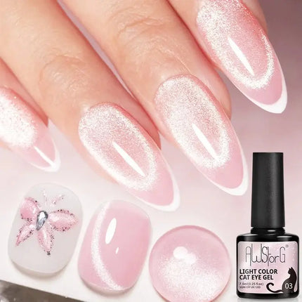 Nail Essentials Pink Light Cat Magnetic Gel Polish - Nail Essentials - LILYCUTE - Mad Fly Essentials