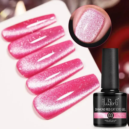 Nail Essentials Pink Light Cat Magnetic Gel Polish - Nail Essentials - LILYCUTE - Mad Fly Essentials