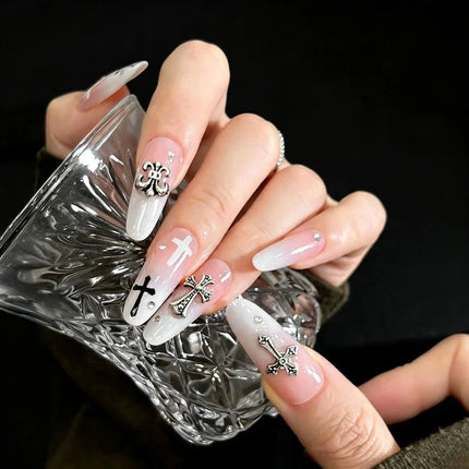 Nail Essentials Retro Small Cross Gothic Y2K Punk DIY Accessories - Nail Essentials - Elaimei - Mad Fly Essentials