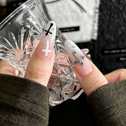 Nail Essentials Retro Small Cross Gothic Y2K Punk DIY Accessories - Nail Essentials - Elaimei - Mad Fly Essentials