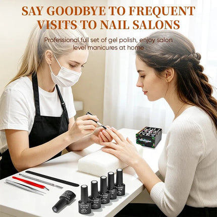 Nail Essentials Soak-off 28pc Gel Nail Polish Set - Nail Essentials - FAERIE CAT - Mad Fly Essentials