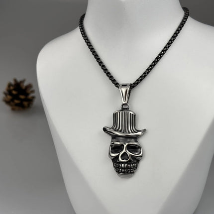 Necklace Men 316L Stainless Steel Skull Pendant Gothic Gift - Necklace - NABO - Mad Fly Essentials