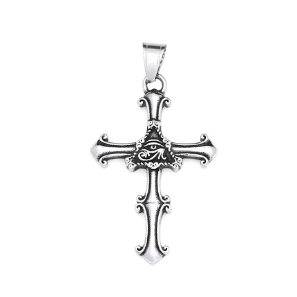 Necklace Men Stainless Cross Chain Pendant - Necklace - MeMolissa - Mad Fly Essentials