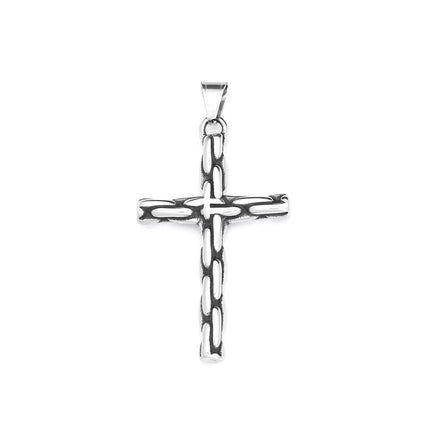 Necklace Men Stainless Cross Chain Pendant - Necklace - MeMolissa - Mad Fly Essentials
