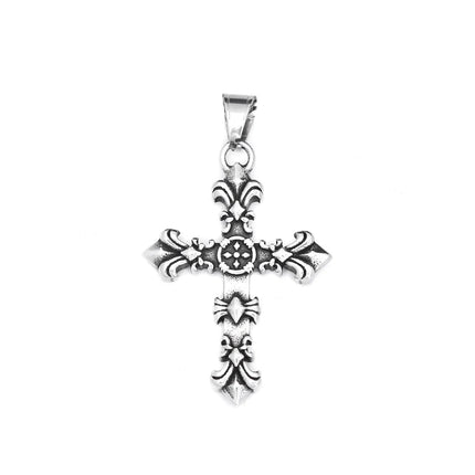 Necklace Men Stainless Cross Chain Pendant - Necklace - MeMolissa - Mad Fly Essentials
