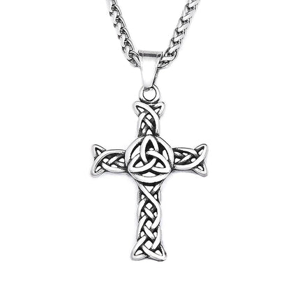 Necklace Men Stainless Cross Chain Pendant - Necklace - MeMolissa - Mad Fly Essentials