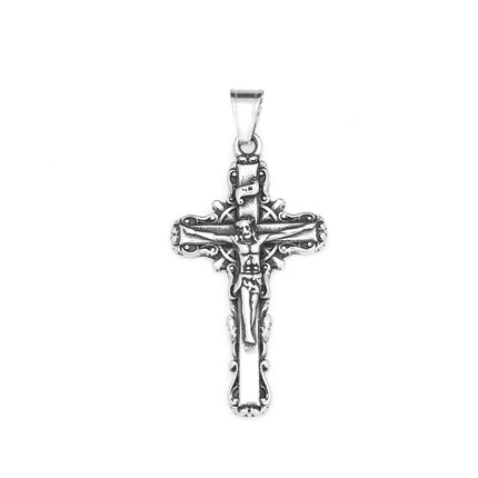 Necklace Men Stainless Cross Chain Pendant - Necklace - MeMolissa - Mad Fly Essentials