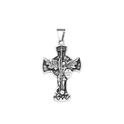Necklace Men Stainless Cross Chain Pendant - Necklace - MeMolissa - Mad Fly Essentials