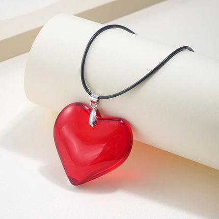Necklace Vintage Crystal Heart Pendant Set - Necklace - CCBYX - Mad Fly Essentials