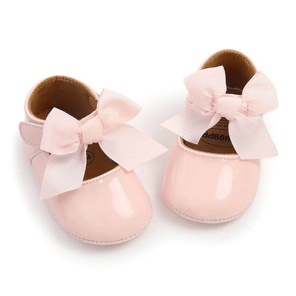 Newborn Baby Girl Bowknot First Walker Shoes Kids Footwear - Kids Footwear - Meckior - Mad Fly Essentials