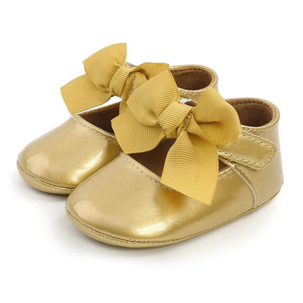 Newborn Baby Girl Bowknot First Walker Shoes Kids Footwear - Kids Footwear - Meckior - Mad Fly Essentials