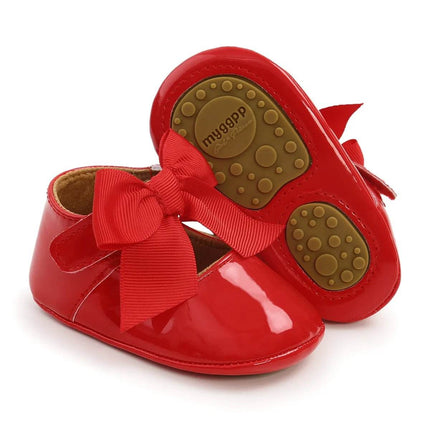 Newborn Baby Girl Bowknot First Walker Shoes Kids Footwear - Kids Footwear - Meckior - Mad Fly Essentials
