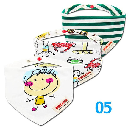 Newborn Rainbow Waterproof Baby Bibs - Mad Fly Essentials
