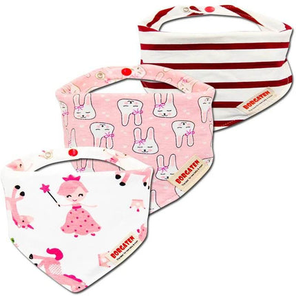 Newborn Rainbow Waterproof Baby Bibs - Mad Fly Essentials