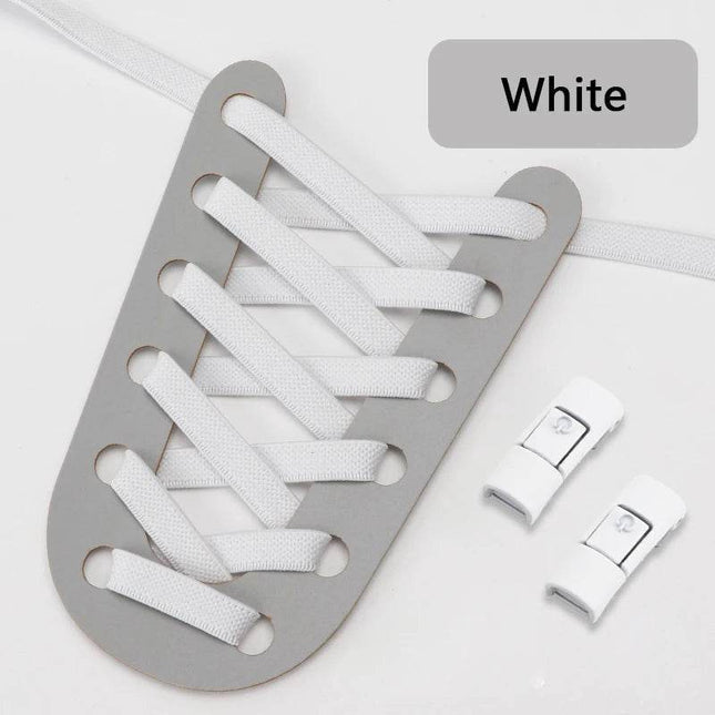No - Tie 8MM Widened Shoelaces Kids Footwear - Kids Footwear - No - Tie Shoelaces - Mad Fly Essentials