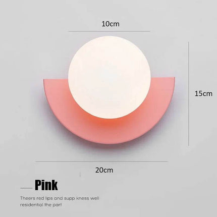 Nordic Ball Macaron LED Wall Sconce - LED Wall Sconce - CLODE - Mad Fly Essentials