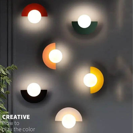 Nordic Ball Macaron LED Wall Sconce - LED Wall Sconce - CLODE - Mad Fly Essentials