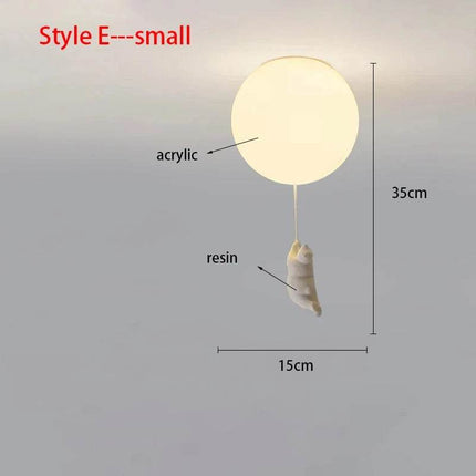 Nordic Cartoon Polar Bear LED Pendant Light - LED Pendant Light - Yitemas - Mad Fly Essentials