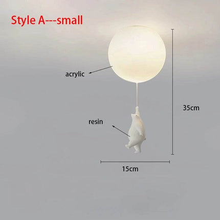Nordic Cartoon Polar Bear LED Pendant Light - LED Pendant Light - Yitemas - Mad Fly Essentials