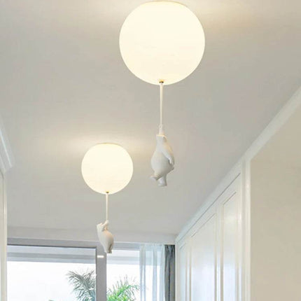 Nordic Cartoon Polar Bear LED Pendant Light - LED Pendant Light - Yitemas - Mad Fly Essentials