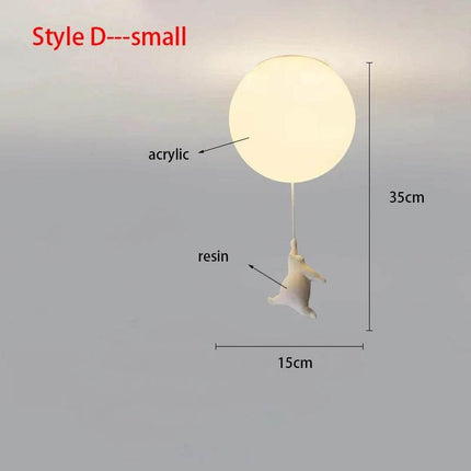 Nordic Cartoon Polar Bear LED Pendant Light - LED Pendant Light - Yitemas - Mad Fly Essentials
