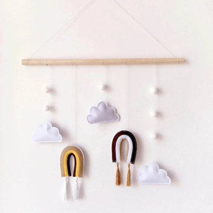 Nordic Cloud Macrame Rainbow Wall Nursery Decor - Nursery Decor - Nursery Ready - Mad Fly Essentials