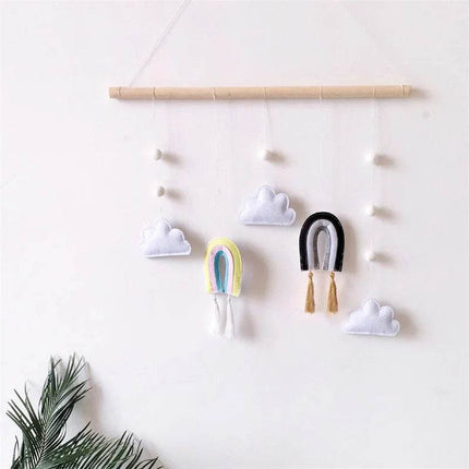 Nordic Cloud Macrame Rainbow Wall Nursery Decor - Nursery Decor - Nursery Ready - Mad Fly Essentials