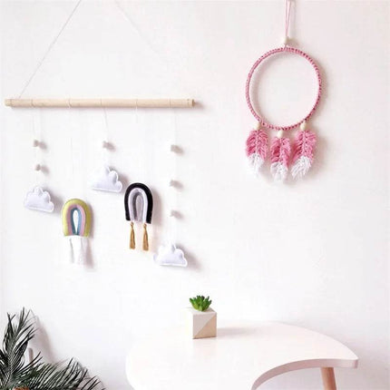 Nordic Cloud Macrame Rainbow Wall Nursery Decor - Nursery Decor - Nursery Ready - Mad Fly Essentials